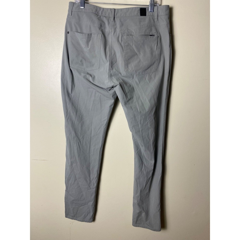 Vuori Men's Pants Size 34 Gray Polyester Casual Breayhable